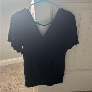 Elegant Black Women's Top